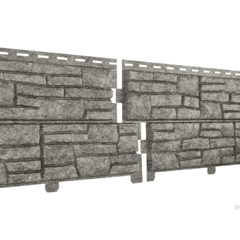 Сайдинг STONE - HOUSE сланец, серый